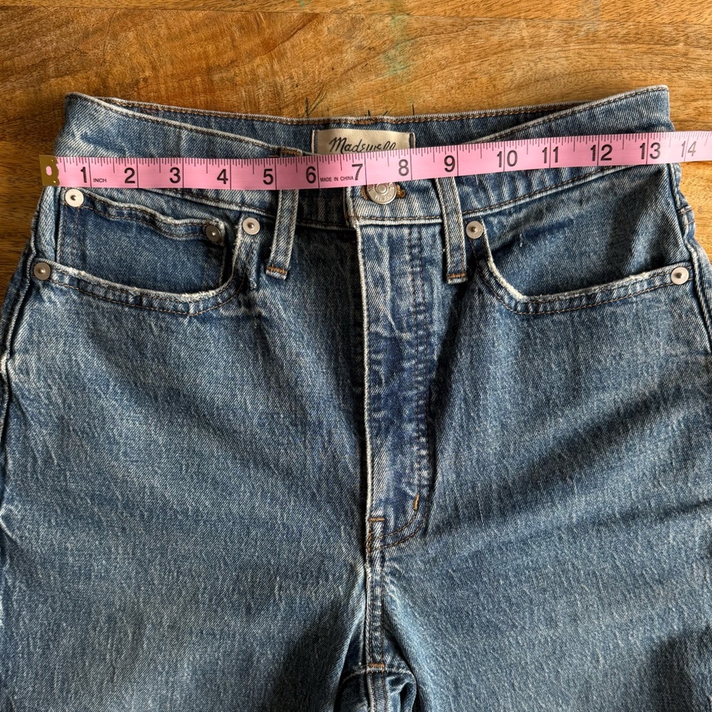 Madewell Balloon Jeans Blue High Rise, Trendy, Size 26 - Picture 8 of 14